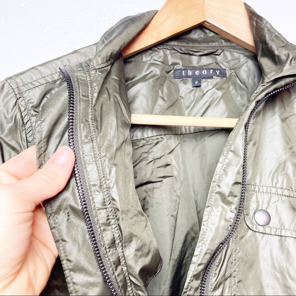 Theory Light Jacket Army Green - image 4